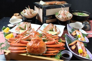炭火焼特選かにフルコース