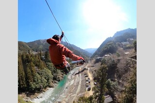 春の大歩危遊覧船と祖谷アドベンチャー